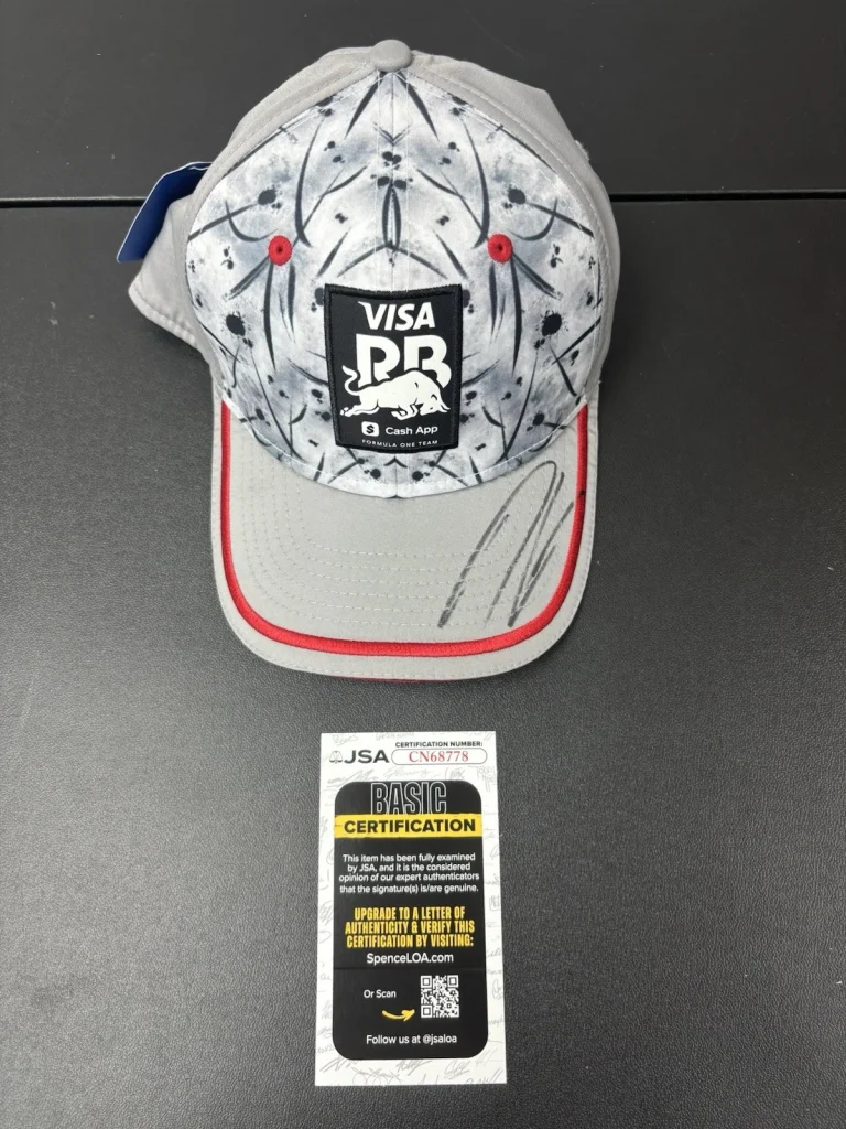Arvid Lindblad Autographed Authentic  Visa Cash App Racing Bulls F1 Hat JSA