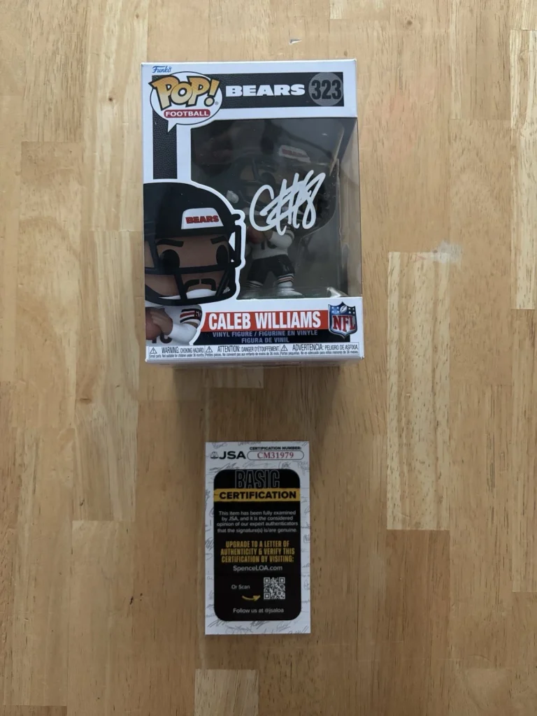 Caleb Williams Signed Autographed Funko Pop #323 Chicago Bears Jsa Coa
