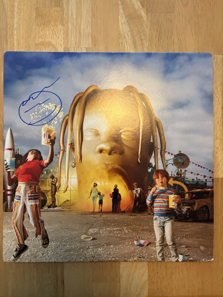 Travis Scott Signed Autographed  ASTROWORLD Vinyl  JSA Loa Cactus  Jack