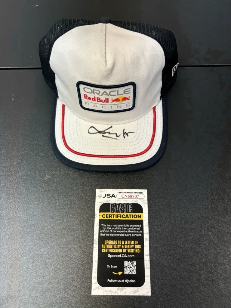 Laurent Mekies Signed Authentic  Red Bull Racing Hat F1 Principle. JSA Coa