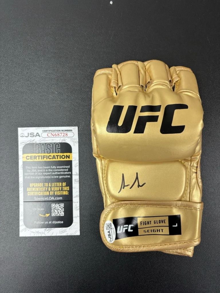 Suga Sean O’Malley Signed Autographed UFC Gold Glove JSA COA