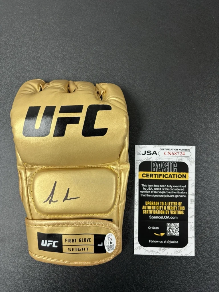 Suga Sean O’Malley Signed Autographed UFC Gold Glove JSA COA