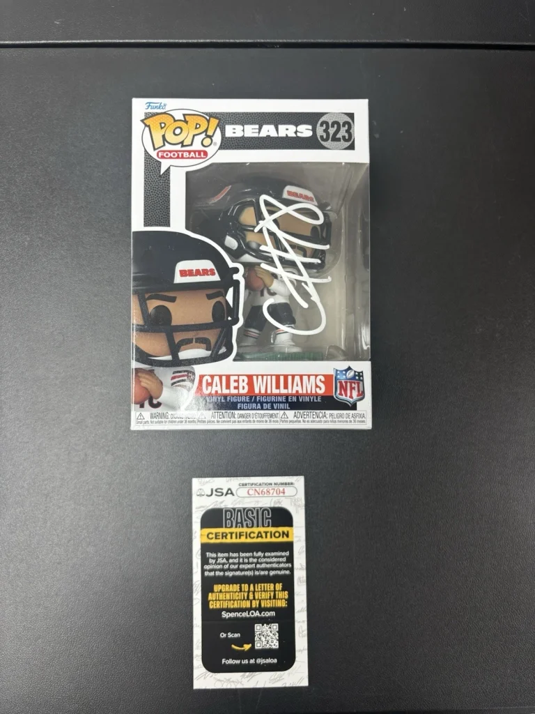 Caleb Williams Signed Autographed Funko Pop #323 Chicago Bears Jsa Coa