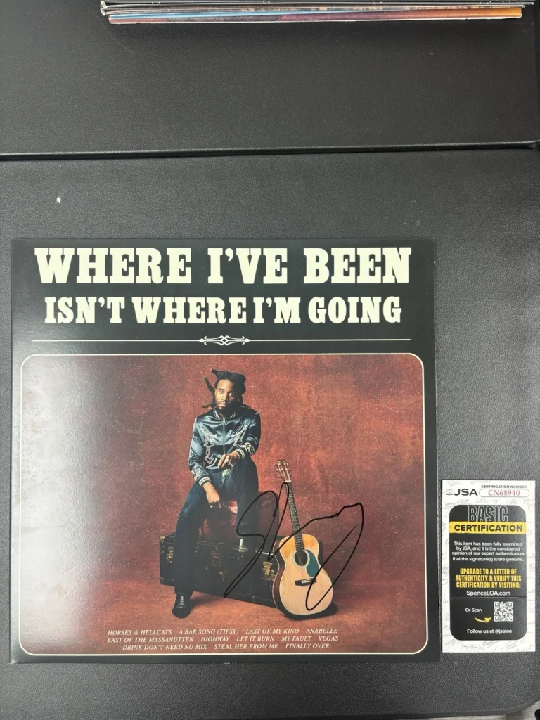 Shaboozey Signed Autographed Vinyl “Where I've Been, Isn't Where I'm Going” Jsa
