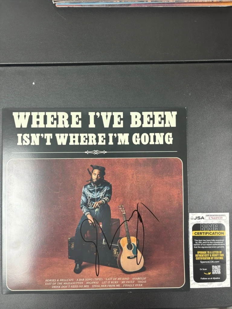 Shaboozey Signed Autographed Vinyl “Where I've Been, Isn't Where I'm Going” Jsa