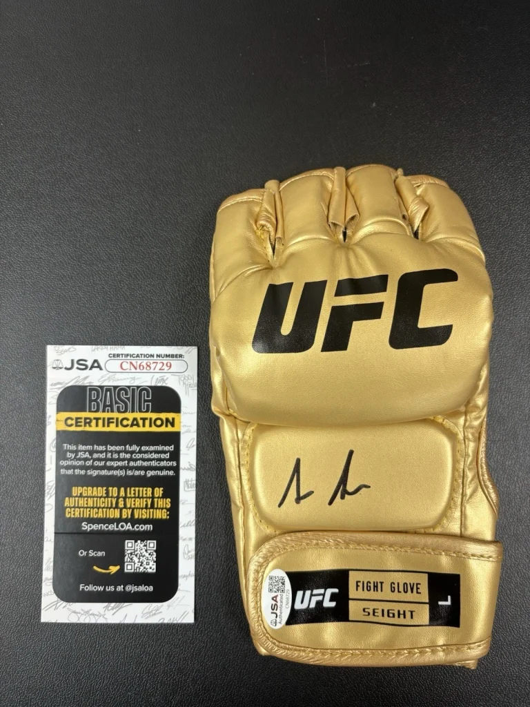 Suga Sean O’Malley Signed Autographed UFC Gold Glove JSA COA