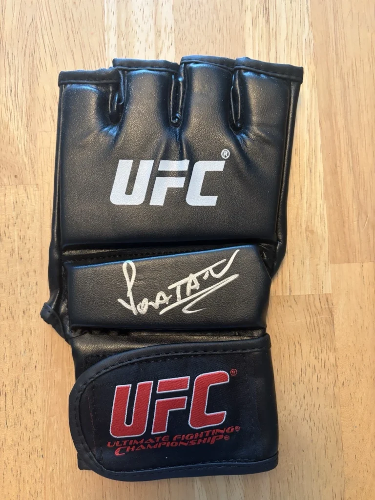 Alex Pereira Fighter Autographed Signed UFC Glove “Poatan” Champ. Beckett Coa