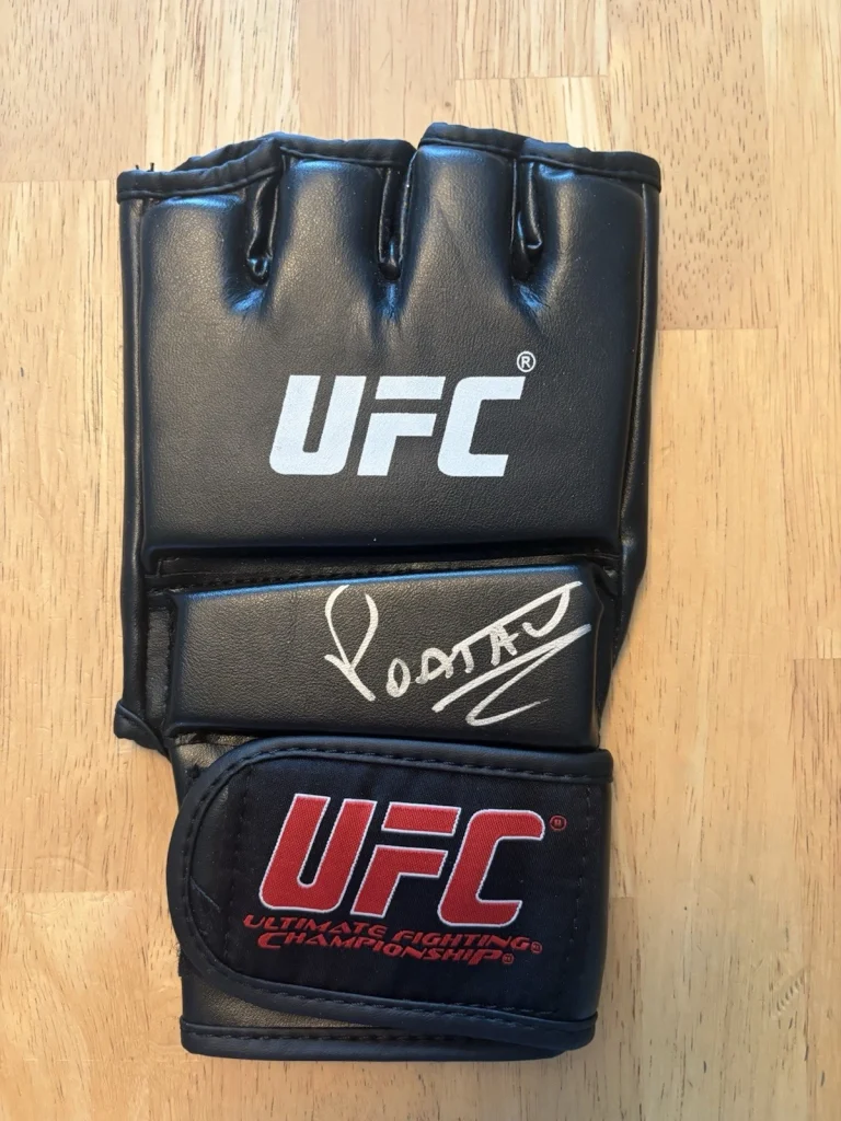 Alex Pereira Fighter Autographed Signed UFC Glove “Poatan” Champ. Beckett Coa