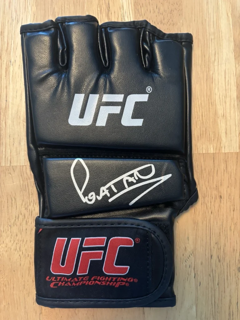 Alex Pereira Fighter Autographed Signed UFC Glove “Poatan” Champ. Beckett Coa