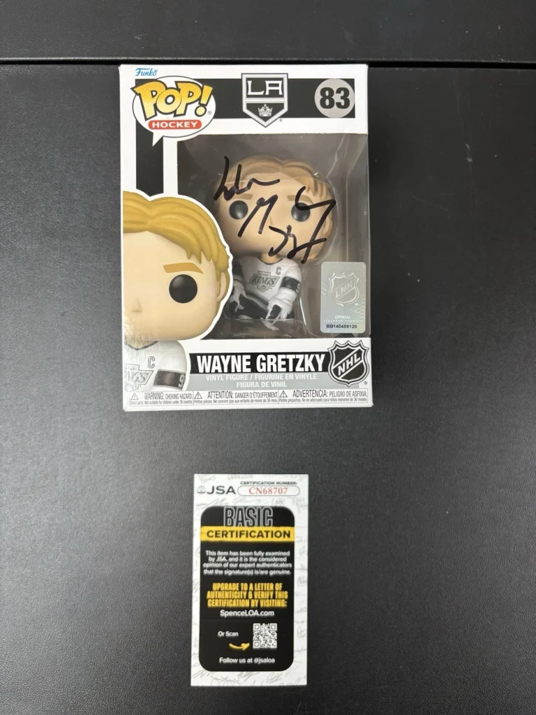 Wayne Gretzky Edmonton Oilers  #83 Signed Autographed Funko Pop. JSA Coa