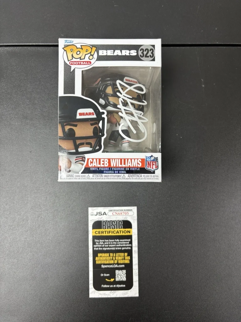 Caleb Williams Signed Autographed Funko Pop #323 Chicago Bears Jsa Coa