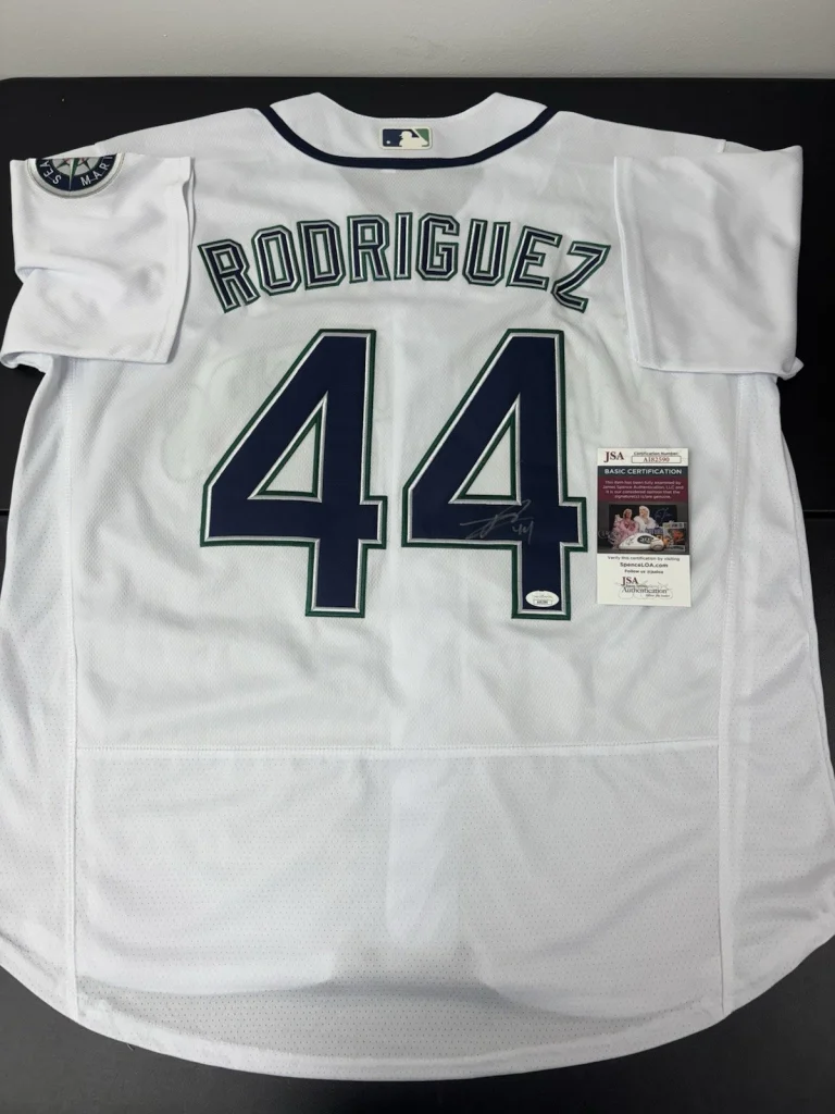 Julio Rodriguez Seattle Mariners Autographed Signed Jersey. JSA Coa