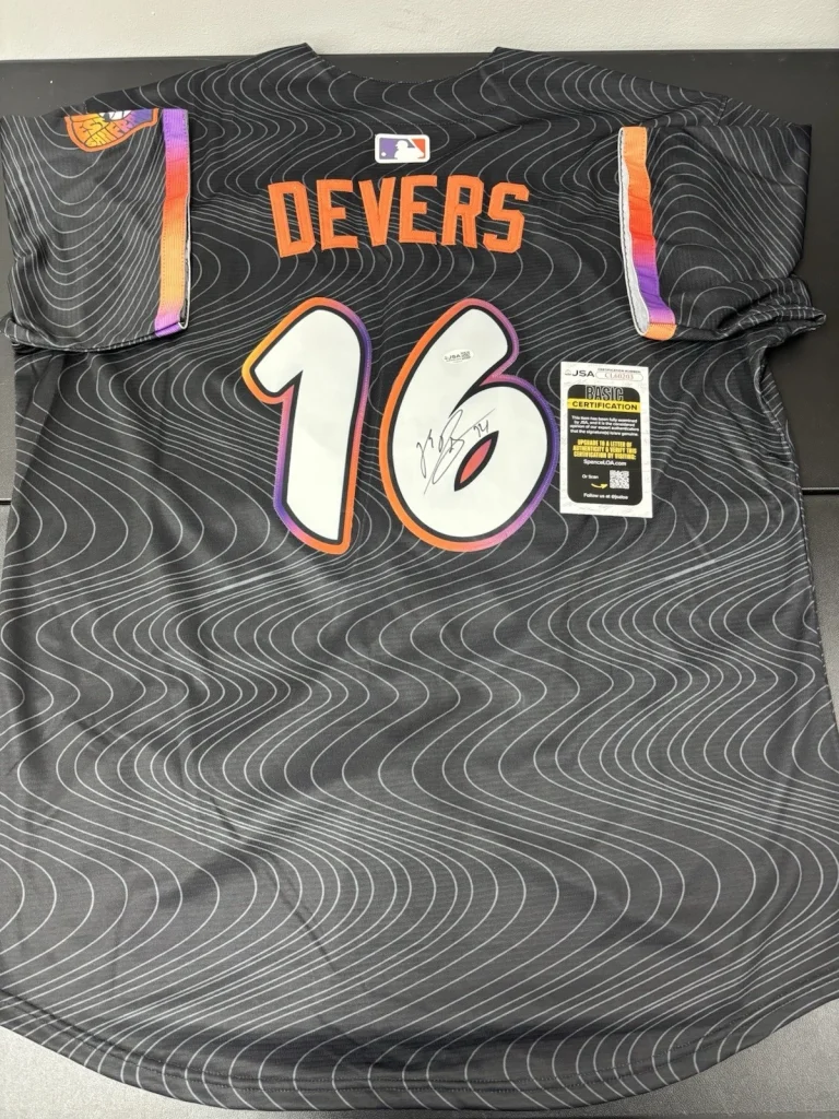 RAFAEL DEVERS SIGNED AUTOGRAPHED SAN francisco Giants Jersey. JSA Coa