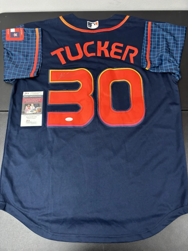 Kyle Tucker Signed Autographed Houston Astros Jersey Jsa Coa