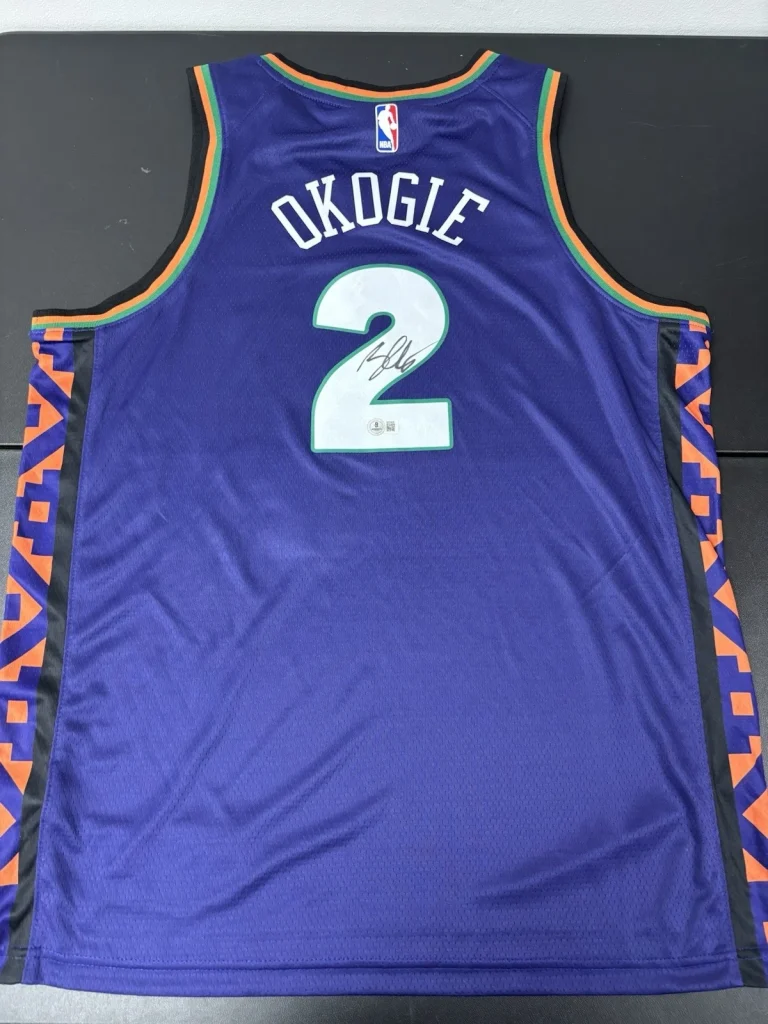 Josh Okogie Signed Autographed Phoenix Suns  Jersey JSA Coa