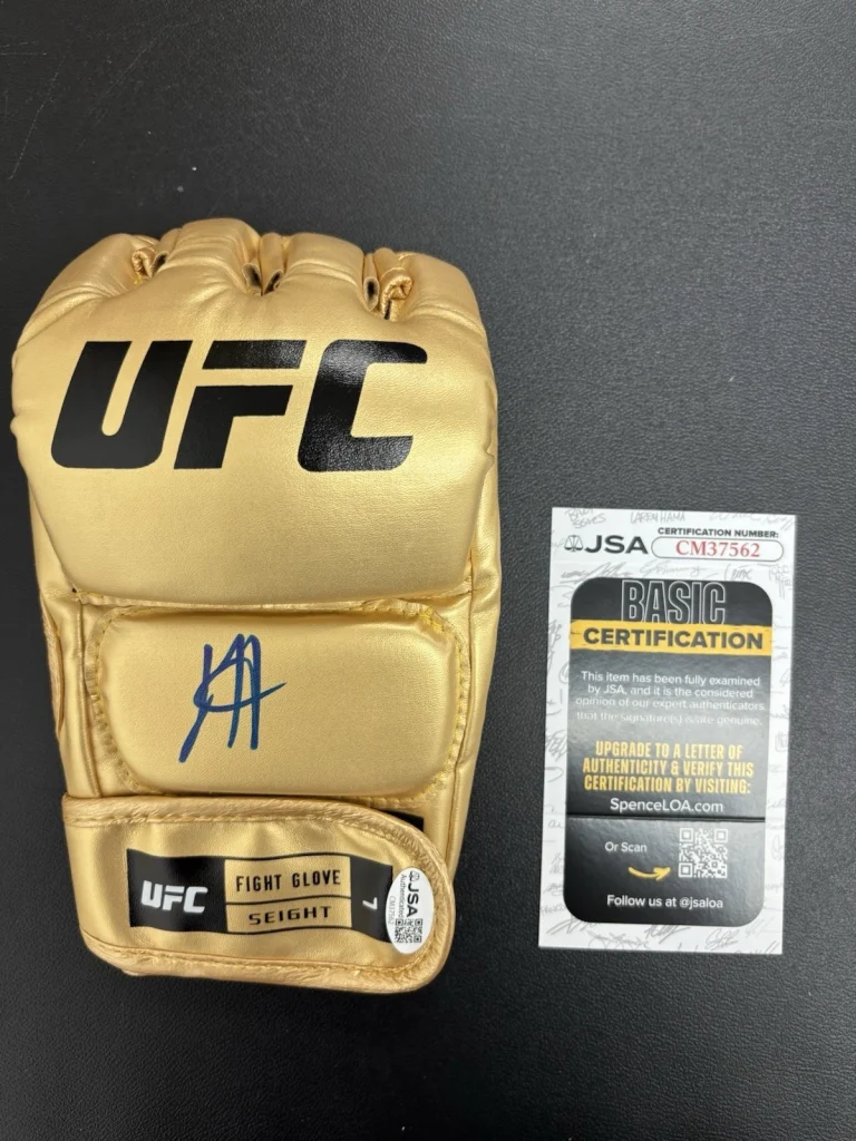 Joshua Josh Hokit Signed Autographed UFC Glove MMA FIGHTER Jsa Coa