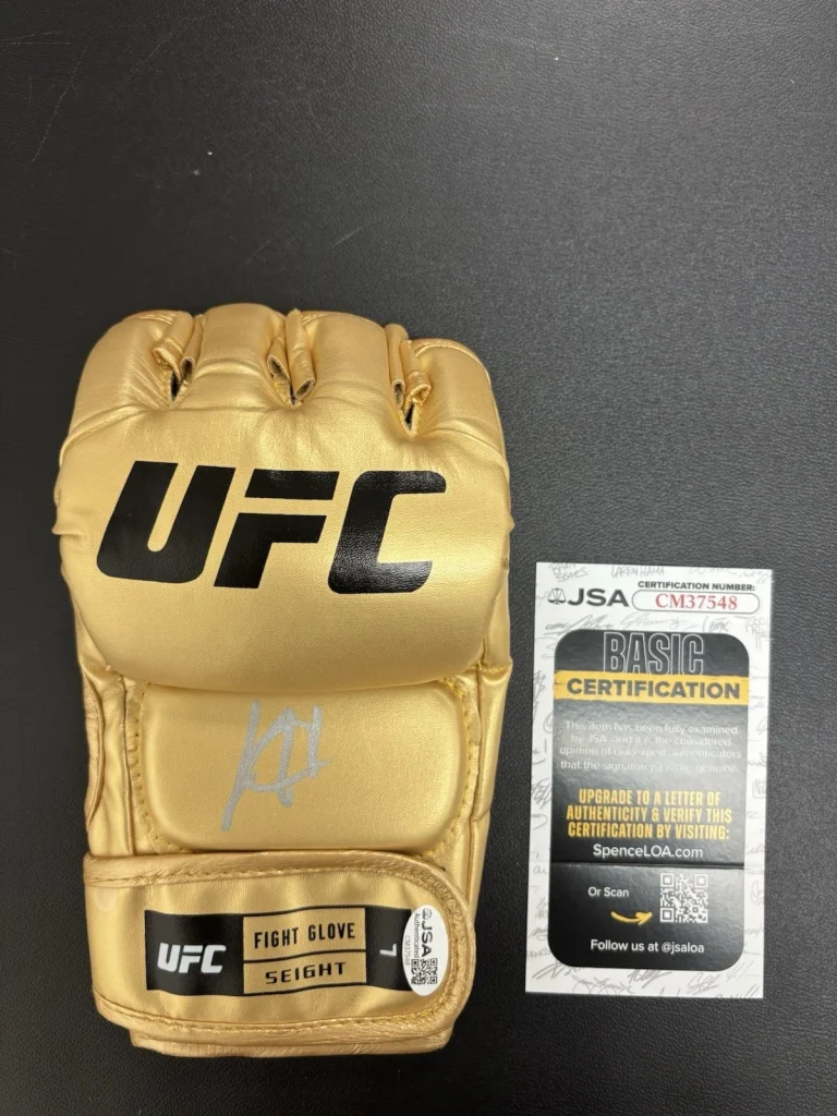 Joshua Josh Hokit Signed Autographed UFC Glove MMA FIGHTER Undefeated JSA Coa