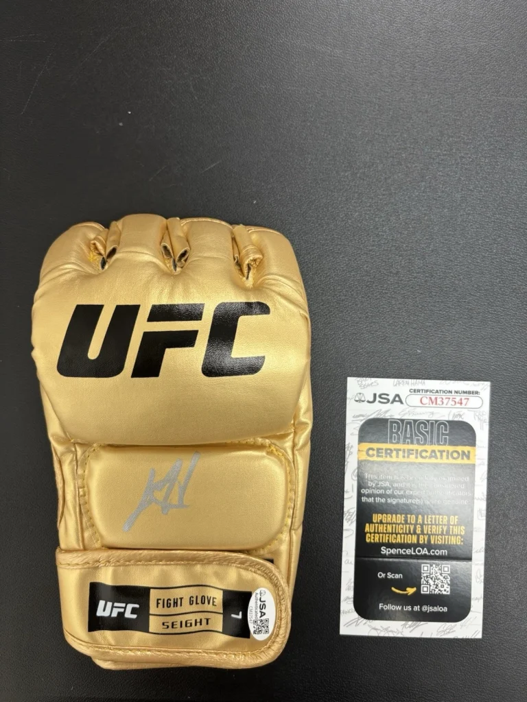 Joshua Josh Hokit Signed Autographed UFC Glove MMA FIGHTER Undefeated JSA Coa