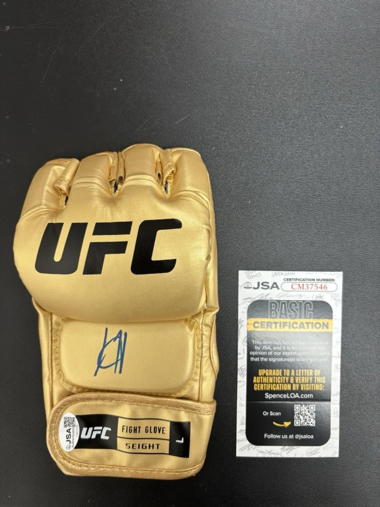 Joshua Josh Hokit Signed Autographed UFC Glove MMA FIGHTER Undefeated JSA Coa