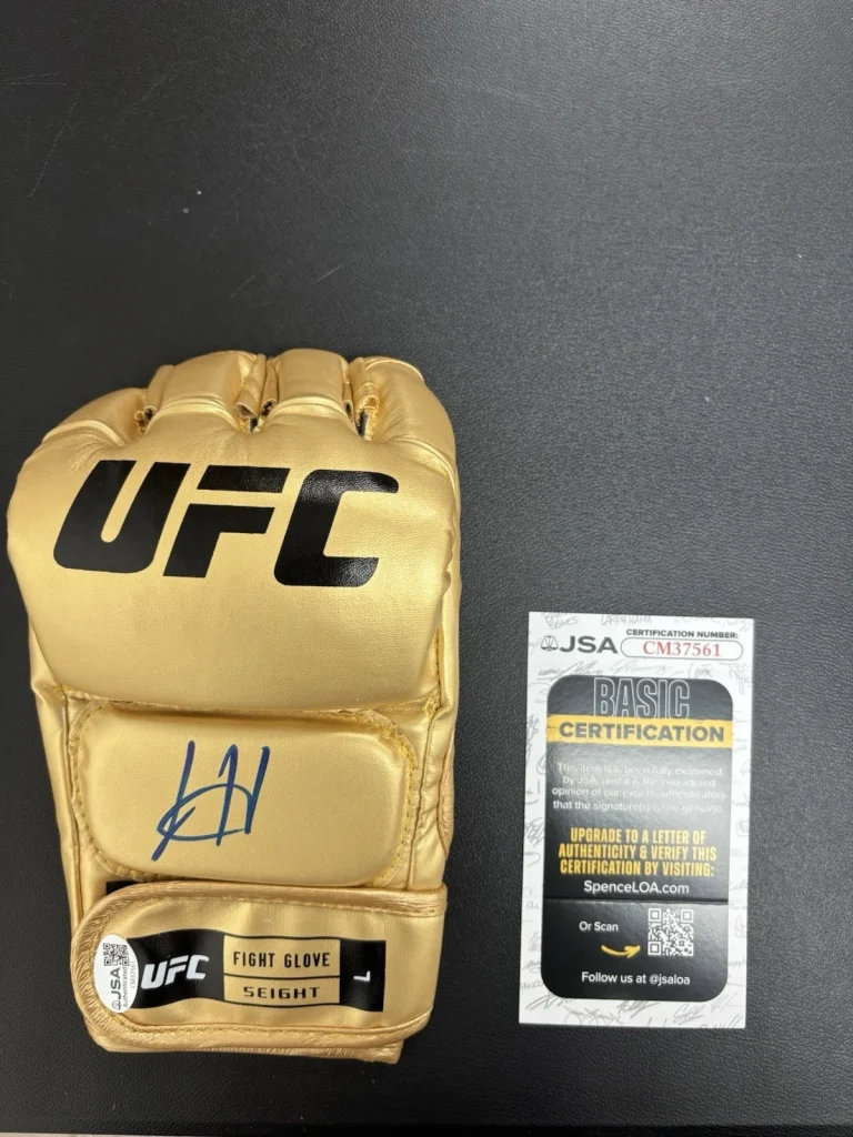 Joshua Josh Hokit Signed Autographed UFC Glove MMA FIGHTER Undefeated JSA Coa