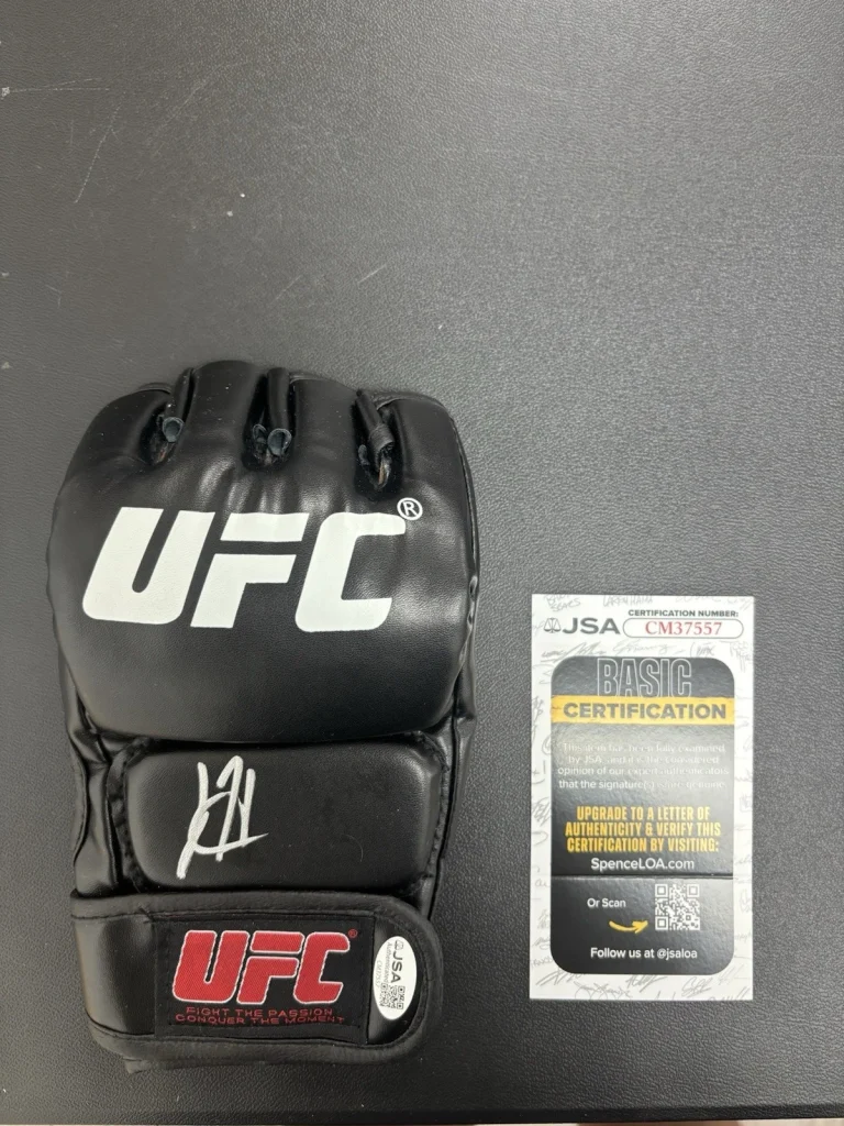 Joshua Josh Hokit Signed Autographed UFC Glove MMA FIGHTER Undefeated JSA Coa