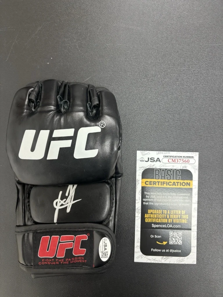 Joshua Josh Hokit Signed Autographed UFC Glove MMA FIGHTER Undefeated JSA Coa