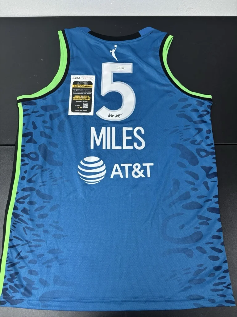 Olivia Miles Signed Autographed Jersey Jsa Coa Minnesota Lynx