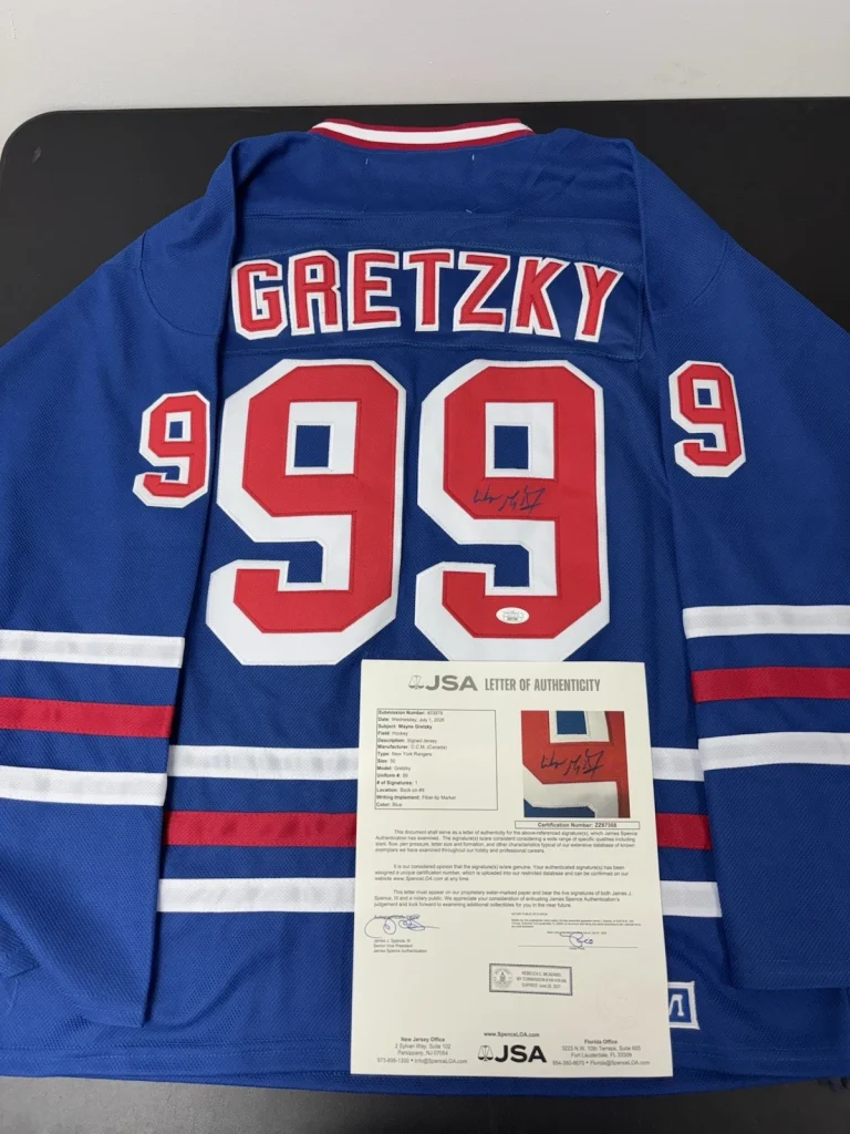 Wayne Gretzky New York Rangers  Autographed Signed Jersey! JSA Loa