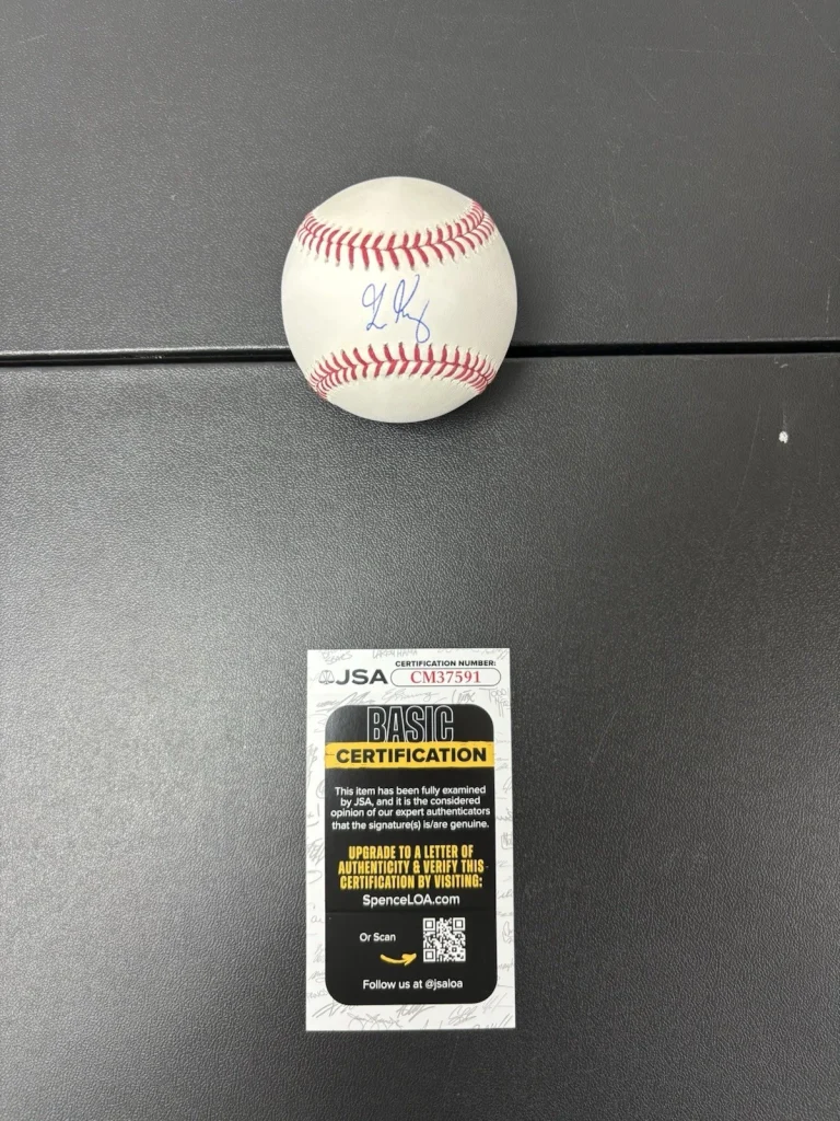 George Kirby Signed Official ROMLB Baseball Sweet Spot Auto Seattle Mariners JSA