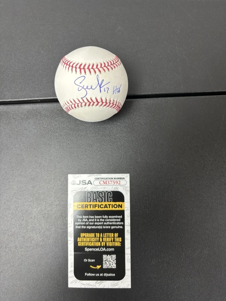 Steve Nash Signed Autographed Inscribed  Baseball Phoenix Suns JSA Coa. HOF