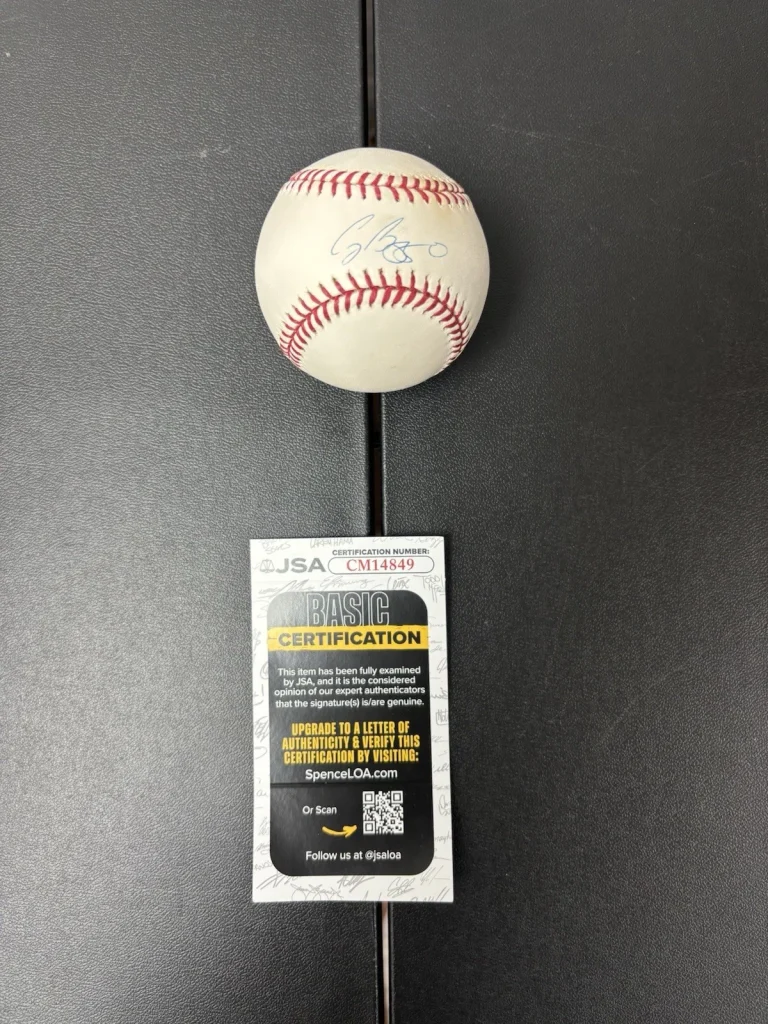 Craig Biggio Autographed Signed Baseball JSA Coa. HOF