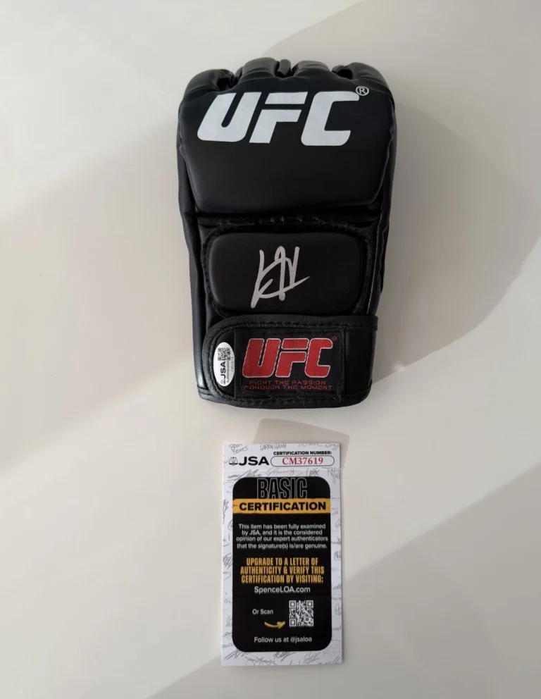 Josh Hokit Autographed UFC Glove MMA Fighter Rare Star Obama JSA COA