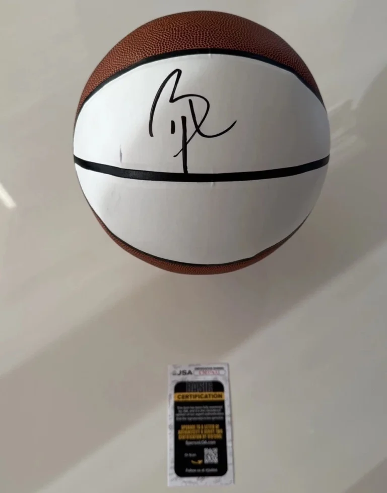 Bam Adebayo Miami Heat Autographed Basketball NBA Star JSA COA