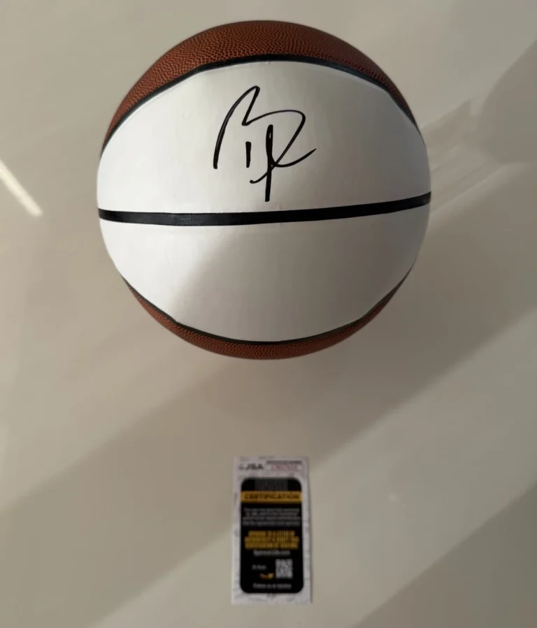 Bam Adebayo Miami Heat Autographed Basketball NBA Star JSA COA