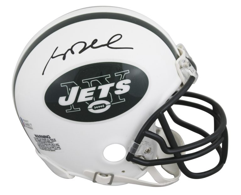 Jets Sam Darnold Authentic Signed VSR4 Mini Helmet BAS Witnessed #K44817