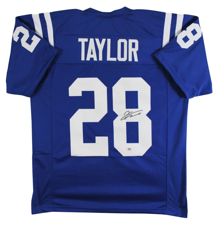 Jonathan Taylor Authentic Signed Blue Pro Style Jersey Autographed PSA/DNA