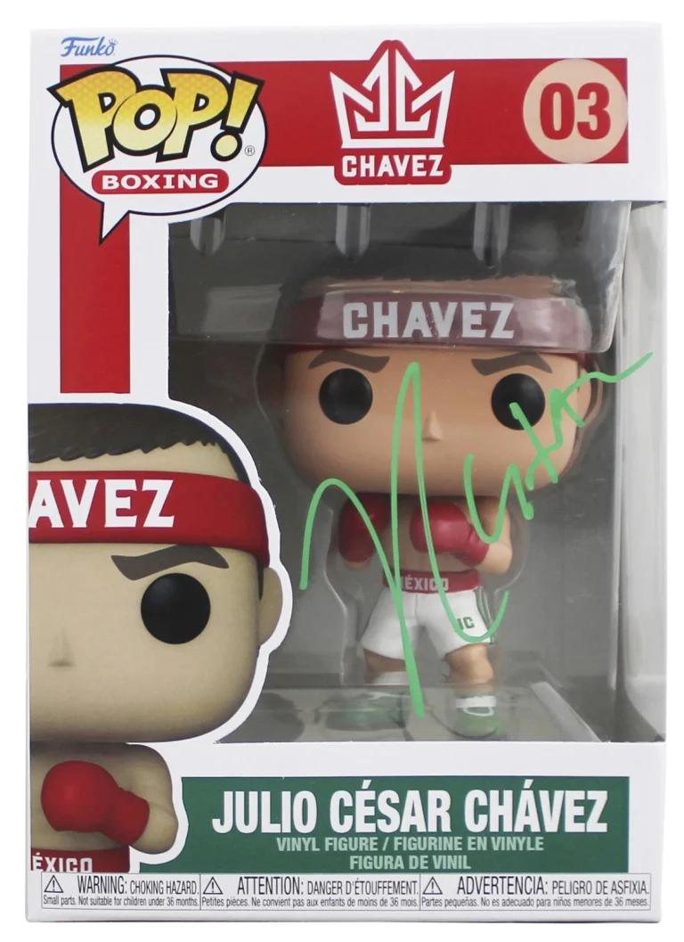 Julio Cesar Chavez Authentic Signed #03 Funko Pop Vinyl Figure JSA #AB57049