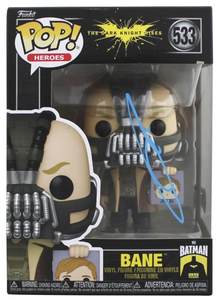 Tom Hardy Batman The Dark Knight Rises Signed #533 Funko Pop Figure BAS #BQ58852