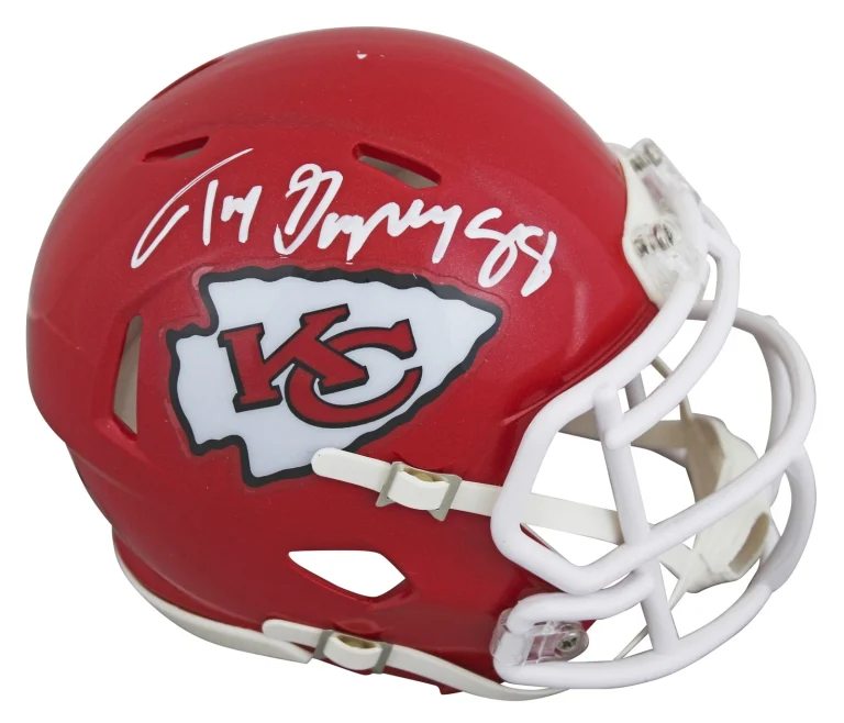 Chiefs Tony Gonzalez Authentic Signed Speed Mini Helmet BAS Witnessed #4W717172