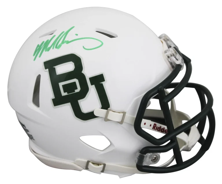 Baylor Mike Singletary Authentic Signed Speed Mini Helmet JSA Wit #WA309012