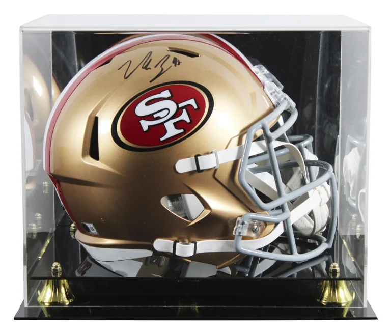 49ers Nick Bosa Authentic Signed Full Size Speed Rep Helmet w/ Case BAS Witness