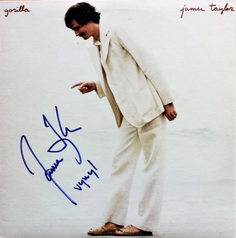 James Taylor SIGNED AUTOGRAPHED RECORD Gorilla ACOA