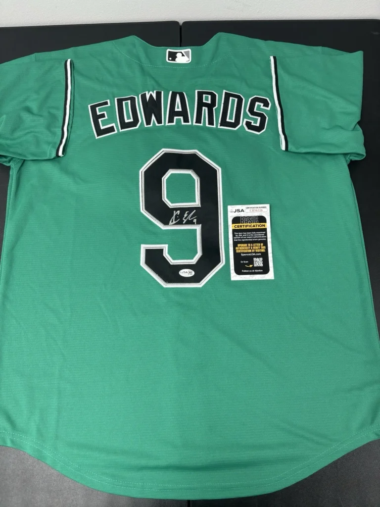 Xavier Edwards Miami Marlins Signed Autographed Jersey. Jsa Coa