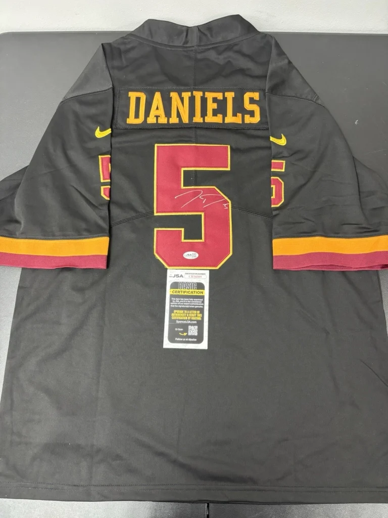 JAYDEN DANIELS Washington Commanders AUTOGRAPHED SIGNED JERSEY JSA Coa