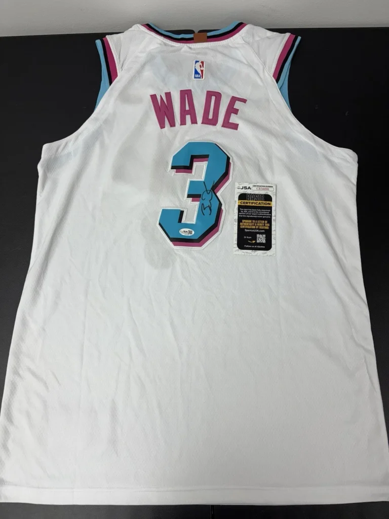 Dwyane Wade Autographed Signed Miami Vice Jersey. JSA Coa . Hof.