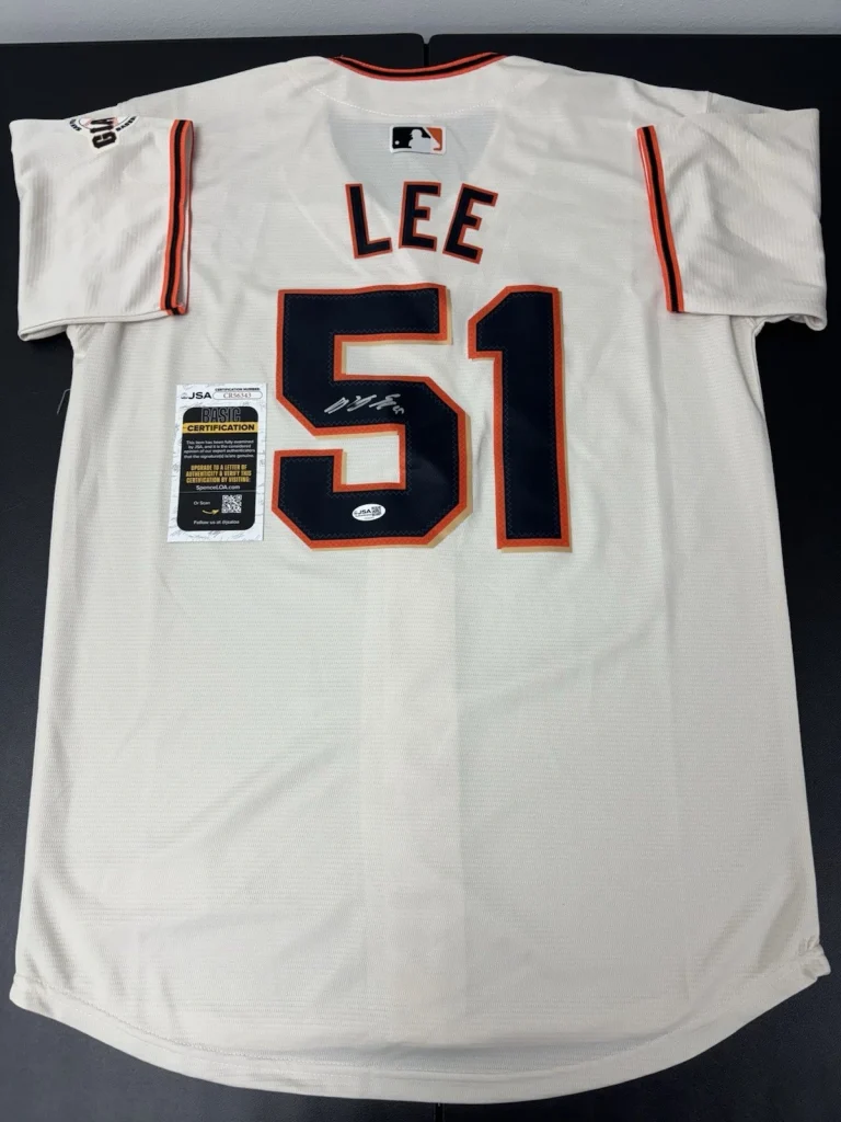 Jung Hoo Lee Signed Autographed San Francisco Giants Jersey Jsa Coa