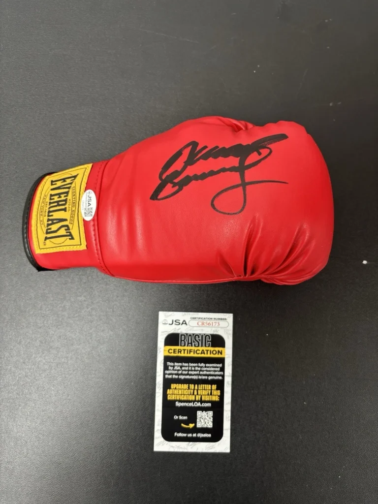 DAVID BENAVIDEZ Undefeated WBC Boxing Champ Signed Autographed Glove Jsa Coa