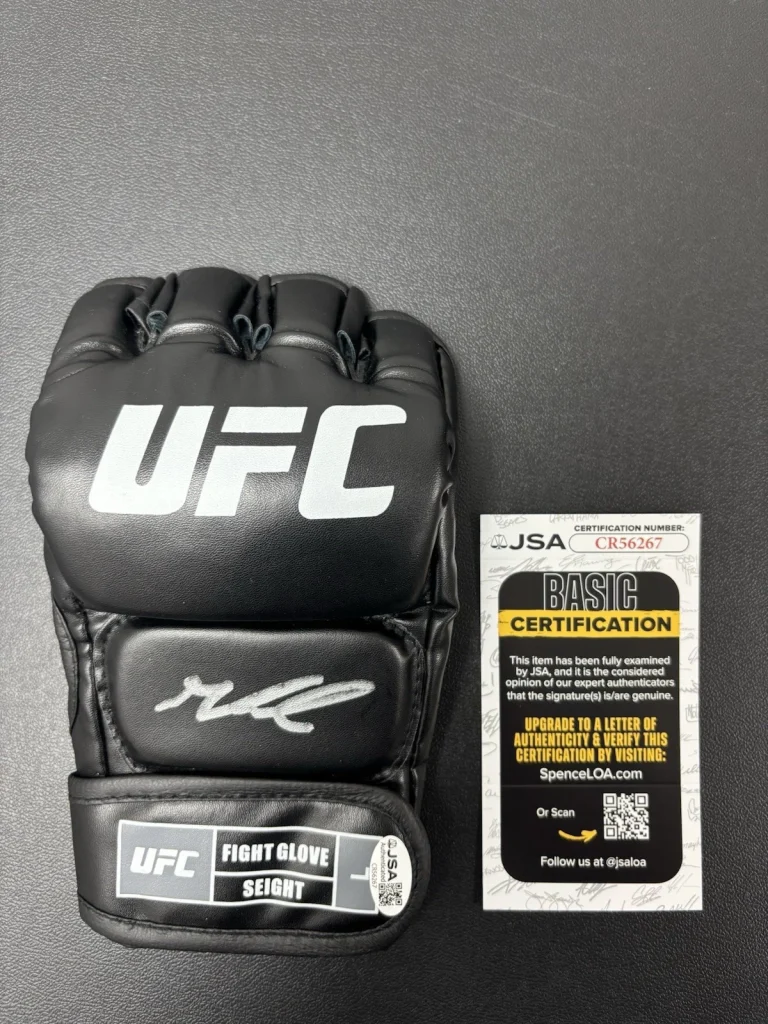 GABLE STEVESON SIGNED AUTOGRAPHED UFC GLOVE. JSA Coa Rare