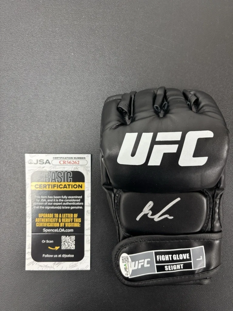 GABLE STEVESON SIGNED AUTOGRAPHED UFC GLOVE. JSA Coa Rare