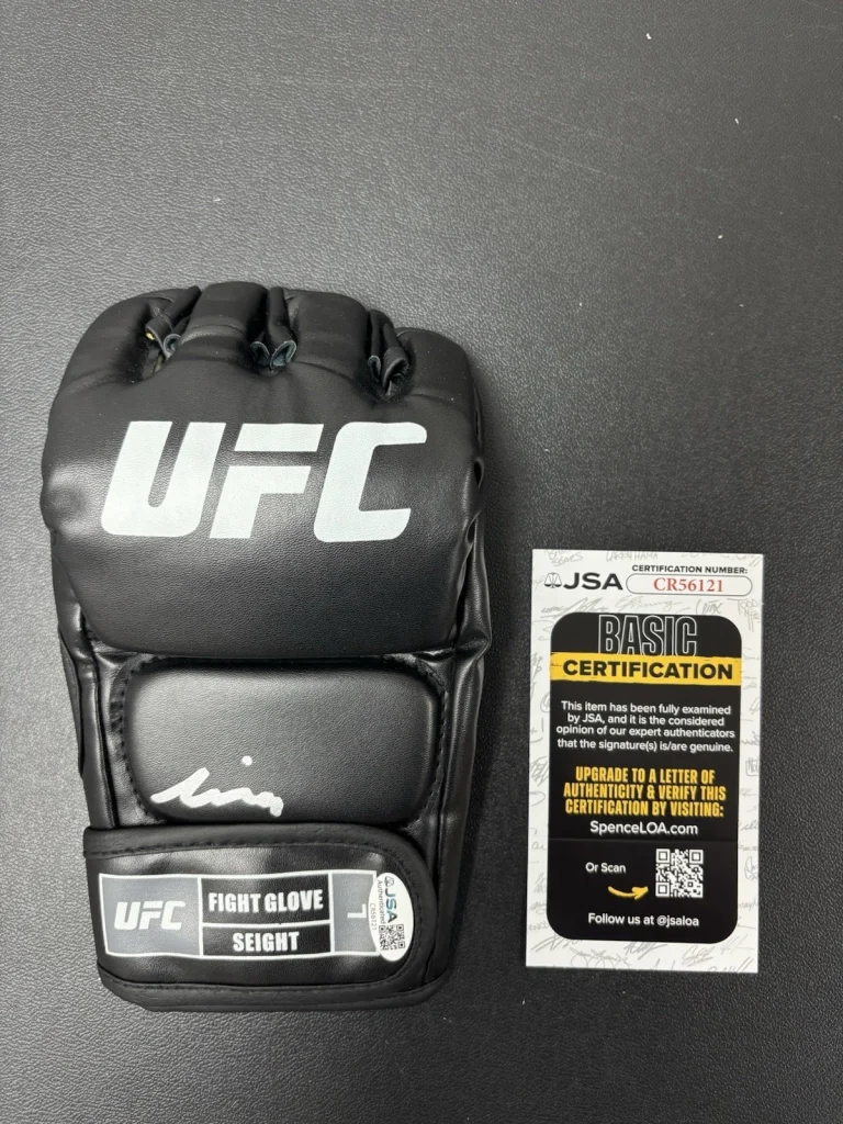 GABLE STEVESON SIGNED AUTOGRAPHED UFC GLOVE. JSA Coa Rare